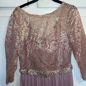 Lilac lace dress